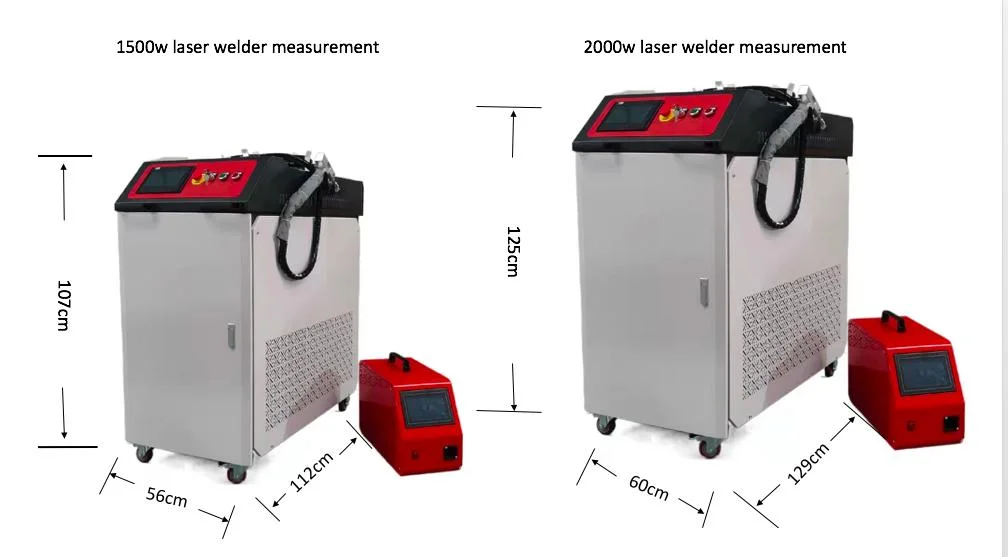 1000W 1500W 2000W Laser Source 3 in 1 Handheld Laser Welders Portable Fiber Laser Cutting Cleaning Welding Machine