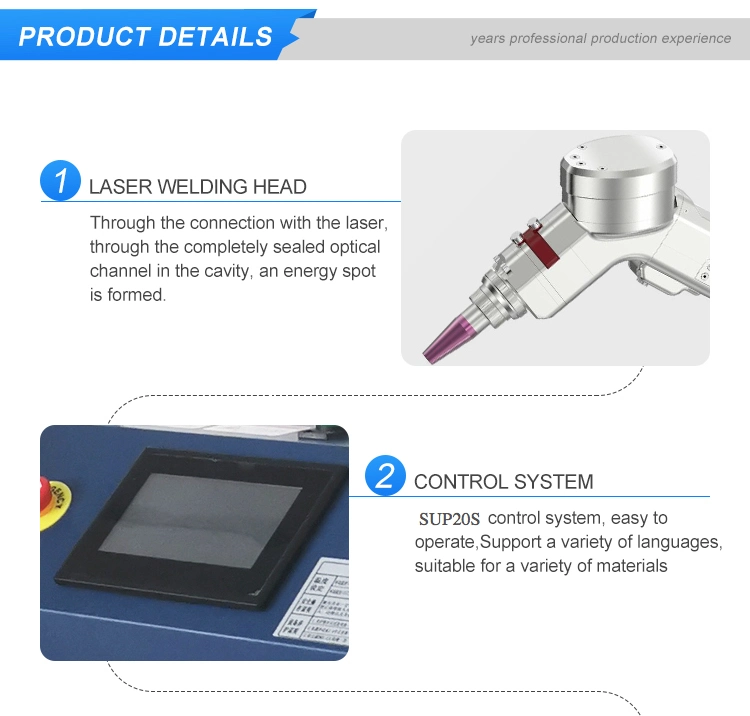 1000W 1500W 2000W Laser Source 3 in 1 Handheld Laser Welders Portable Fiber Laser Cutting Cleaning Welding Machine